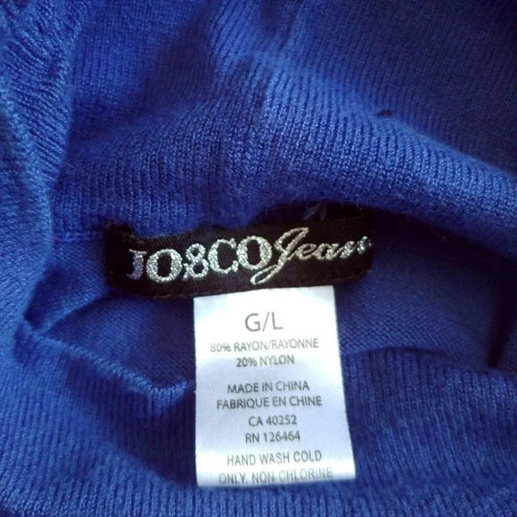 Jo&Co Jeans Royal Blue Knit Pencil Dress, S - Picture 6 of 6